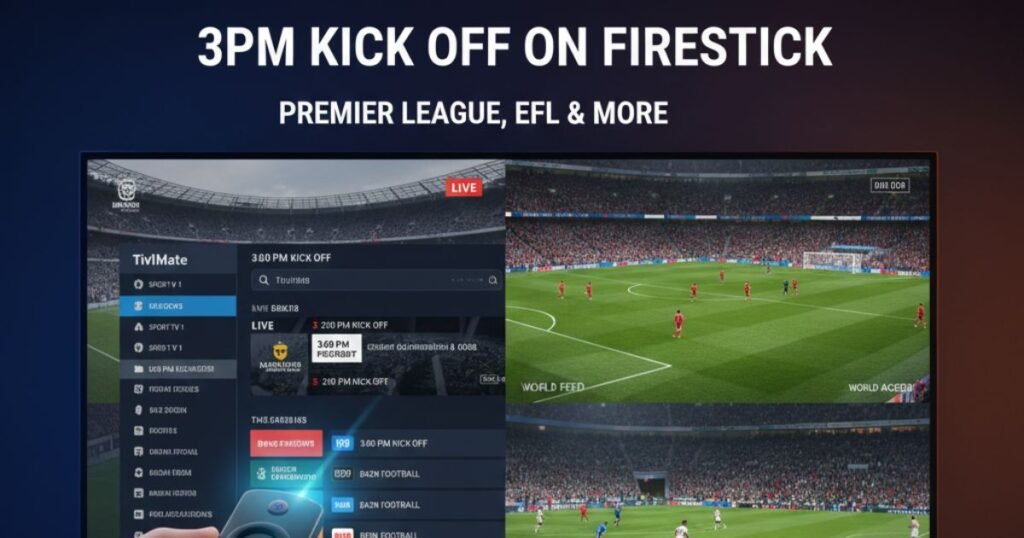 3pm Kick Off on Firestick